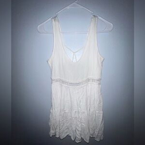 Paper Crane White Tank Tunic